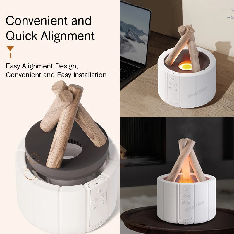 LED Bonfire Mist Humidifier
