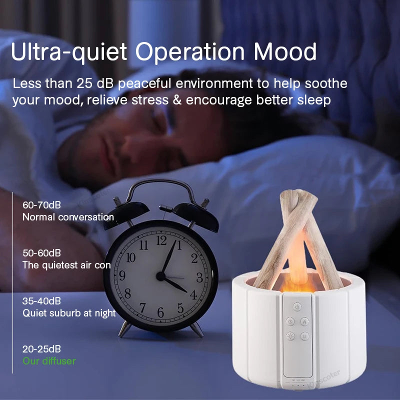 LED Bonfire Mist Humidifier
